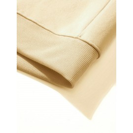 Men'S Casual King Crown Print Hoodie, 100% Polyester Long Sleeve Sweatshirt, Winter Knit Fabric with Slight Stretch, Regular Fit Hooded Top, 200g/m² - Trendy American Style Clothing Gift