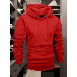 Men's OUTLAW Graphic Hooded Sweatshirt - Black with White Bold Lettering, Heavyweight 300gsm Pullover Hoodie, Casual Winter Warmth, Machine Washable, Streetwear & Outdoor Wear with Chest Pocket & Adjustable Hood