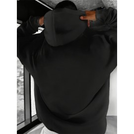 Printed with Savage Drawstring Pocket, This Casual And Fashionable Versatile Commuter Sports Soft Print Universal Long Sleeved Comfortable Sweatshirt Is Suitable for Spring, Autumn, And Winter Leisure with Thick Fleece Hoodies.