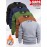 5pcs Men'S Fleece Crew Neck Sweatshirts - Solid Color Long Sleeve Pullover Set, Beige, Gray, Green, Navy Blue, Black - Ideal for Casual Wear, Outdoor Activities, Hiking, Gym, Travel, Hiking Apparel|Casual Style|Comfortable Fit, Sweater Set