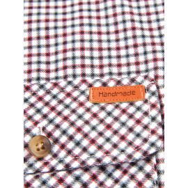 Men's Heavy-Duty Plaid Long Sleeve Dress Shirt - Winter Warmth Collar & Chest Pocket Button, Blue/White/Black/Brown Checkered Pattern, Loose Fit Casual & Formal Button-Up Coat Jacket-like Blazer (Machine Washable)