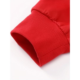 Men's Casual Zip-Up Jacket with Stand Collar - 