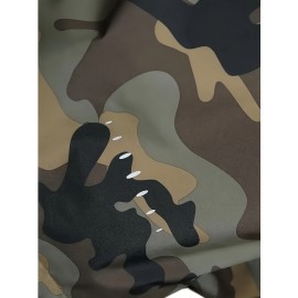 [Camo Jacket] Lightweight Camo Men's Jacket | Durable Polyester, Machine Washable, Zip-Up with Pockets for Fishing, Hiking, Outdoor & Sports - Casual Hooded Coat